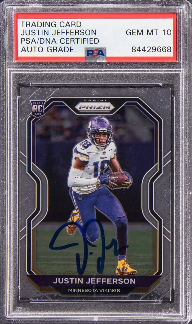 2020 Panini Prizm Justin Jefferson #298 card image