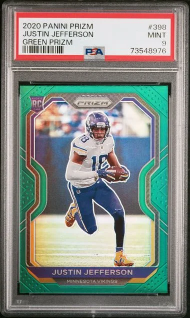 2020 Panini Prizm Justin Jefferson #398 card image