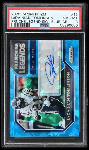 2020 Panini Prizm Ladainian Tomlinson Franchise Legends Signatures #15 card image