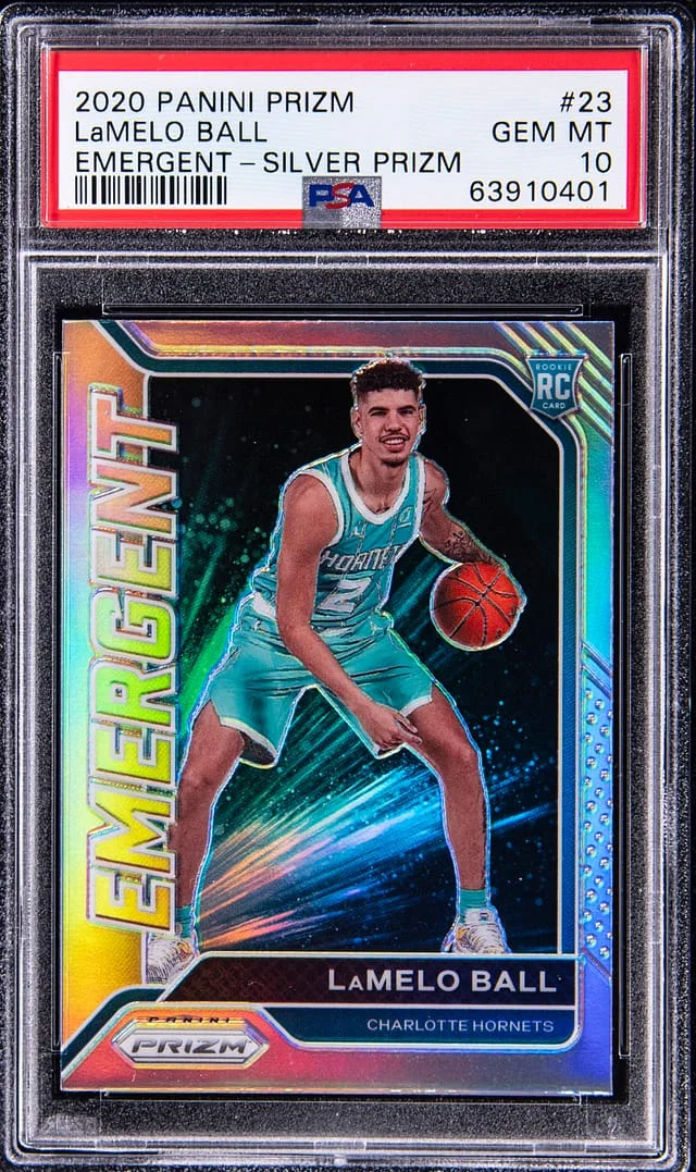 2020 Panini Prizm Lamelo Ball Emergent Silver Prizm #23 card image