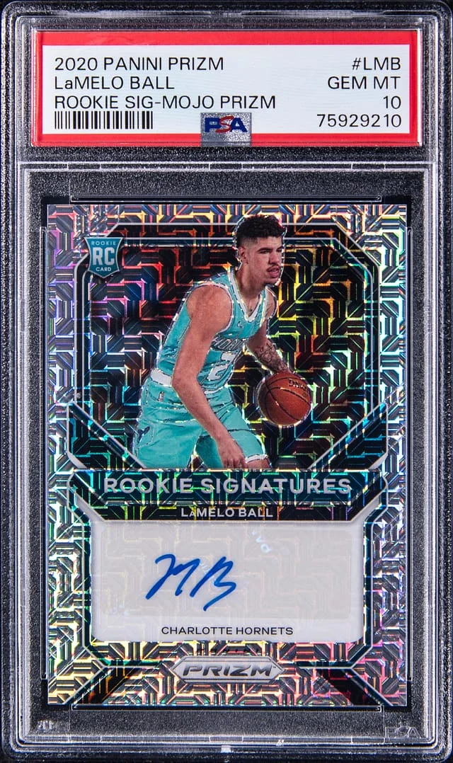 2020 Panini Prizm LaMelo Ball Signatures #RS-LMB card image