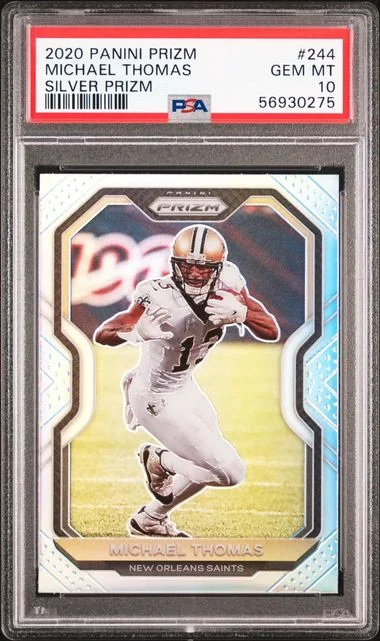 2020 Panini Prizm Michael Thomas Silver Prizm #244 card image