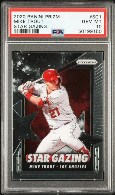 2020 Panini Prizm Mike Trout Star Gazing #SG1 card image
