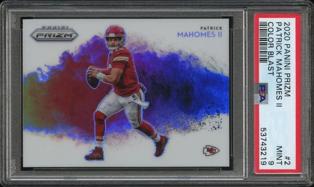 2020 Panini Prizm Patrick Mahomes II Color Blast #2 card image