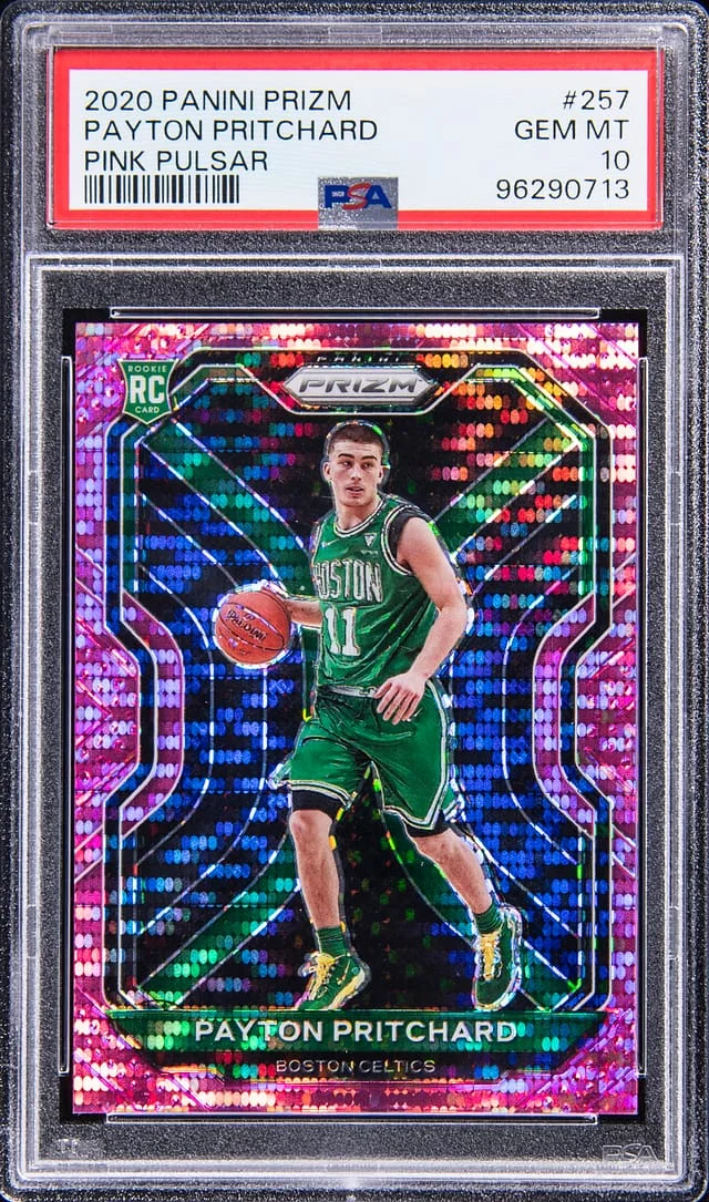 2020 Panini Prizm Payton Pritchard Pink Pulsar #257 card image