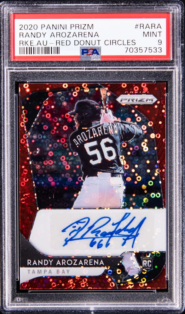 2020 Panini Prizm Randy Arozarena Autograph #RA-RA card image