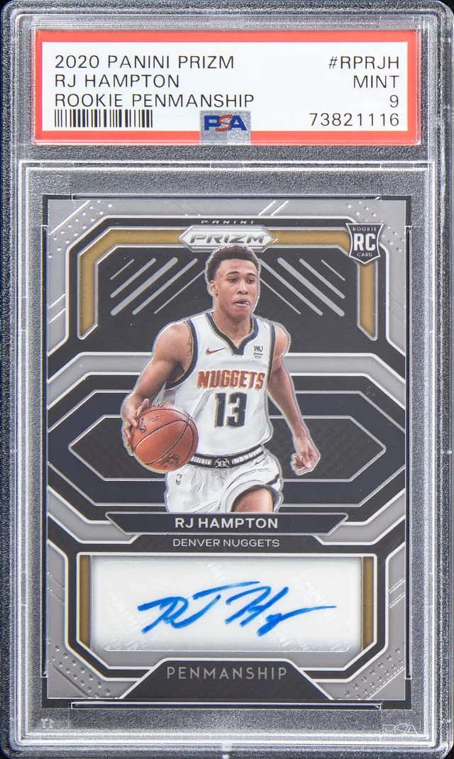 2020 Panini Prizm RJ Hampton Penmanship #RPRJH card image