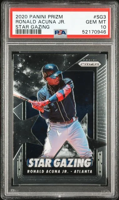 2020 Panini Prizm Ronald Acuna Jr. Star Gazing #Sg3 card image