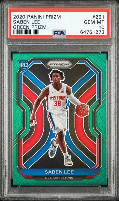 2020 Panini Prizm Saben Lee #261 card image