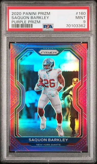 2020 Panini Prizm Saquon Barkley Silver Prizm #160 card image