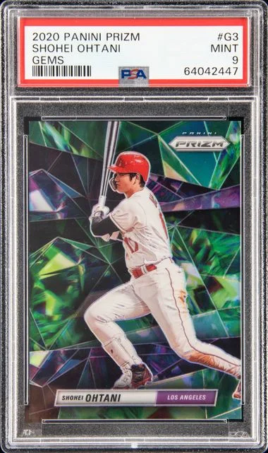 2020 Panini Prizm Shohei Ohtani Gems #G3 card image