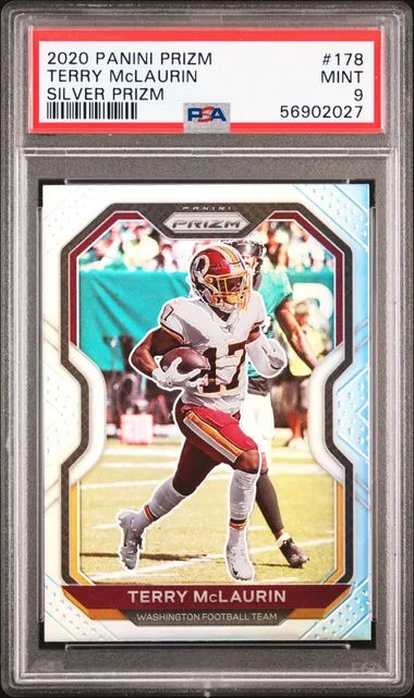 2020 Panini Prizm Terry Mclaurin Silver Prizm #178 card image
