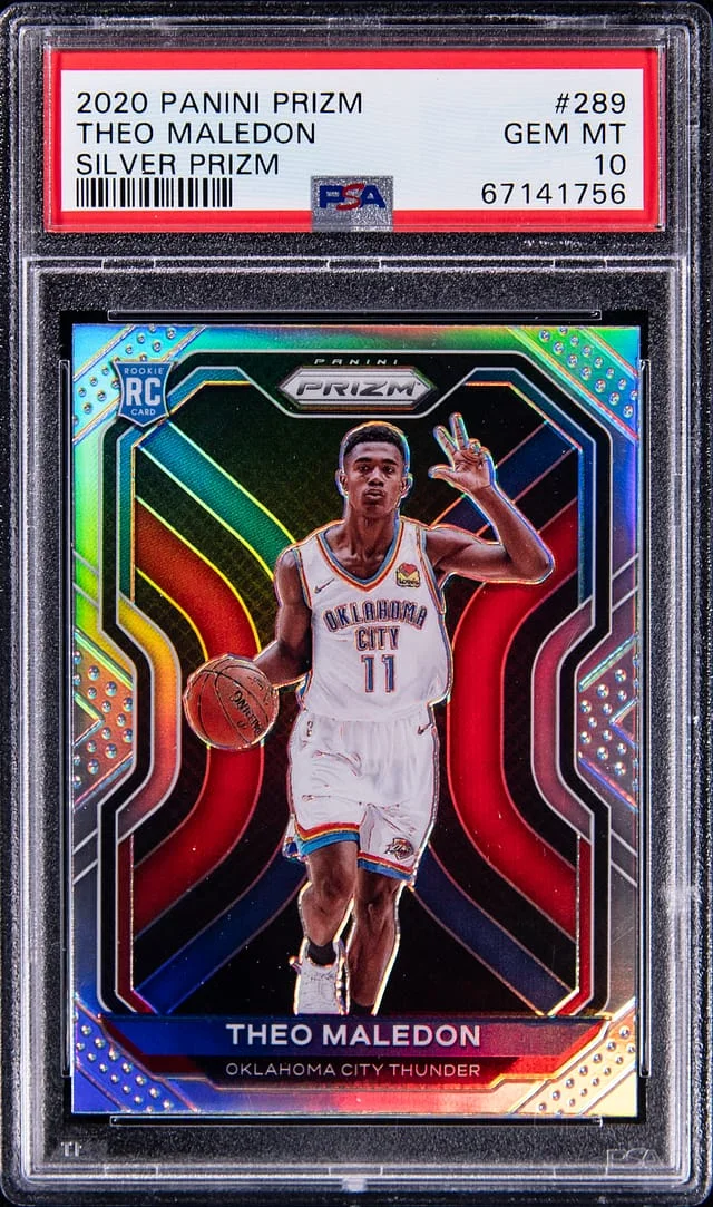 2020 Panini Prizm Theo Maledon Silver Prizm #289 card image