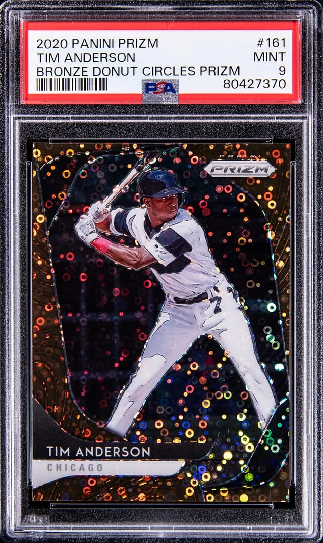2020 Panini Prizm Tim Anderson Bronze Donut Circles Prizm #161 card image