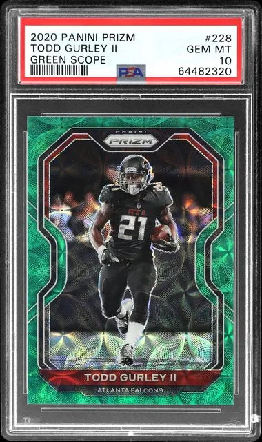 2020 Panini Prizm Todd Gurley II Green Scope #228 card image