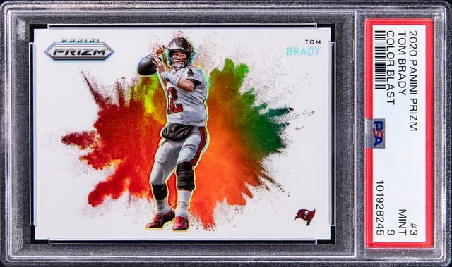 2020 Panini Prizm Tom Brady Color Blast #3 card image
