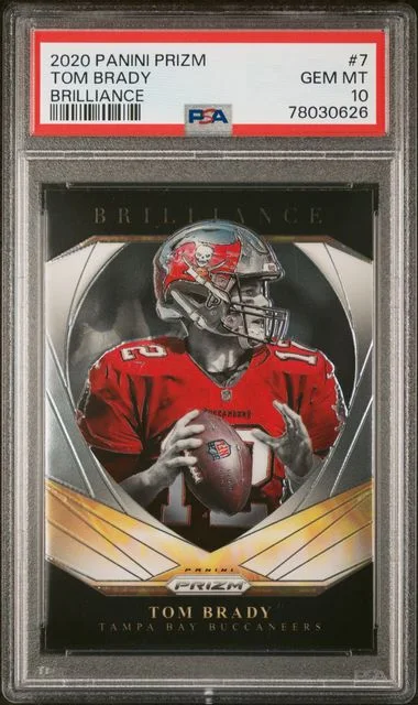 2020 Panini Prizm Tom Brady Brilliance #7 card image