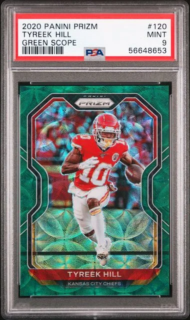 2020 Panini Prizm Tyreek Hill #120 card image