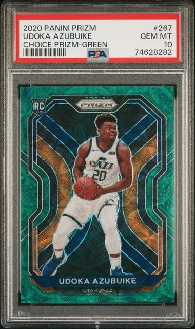 2020 Panini Prizm Udoka Azubuike Choice Prizm Green #267 card image