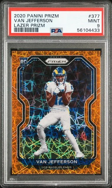 2020 Panini Prizm Van Jefferson Orange Prizm #377 card image