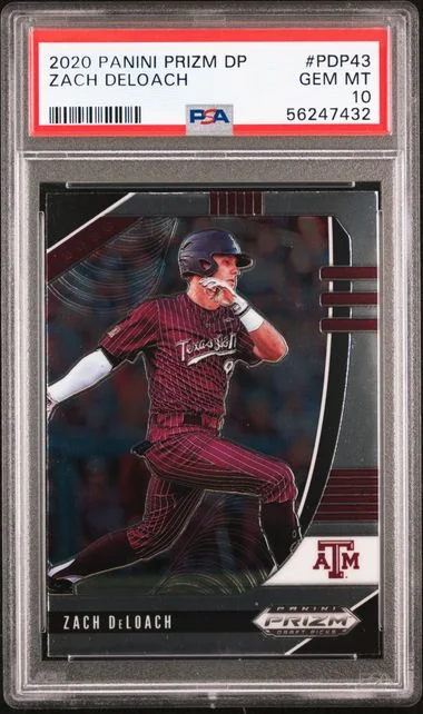 2020 Panini Prizm Zach Deloach #Pdp43 card image