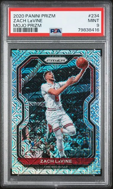 2020 Panini Prizm Zach Lavine Mojo Prizm #234 card image
