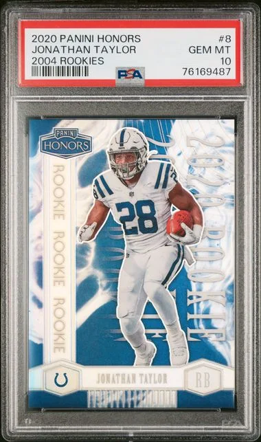 2020 Panini Rookies 8 Jonathan Taylor Honors #2004 card image