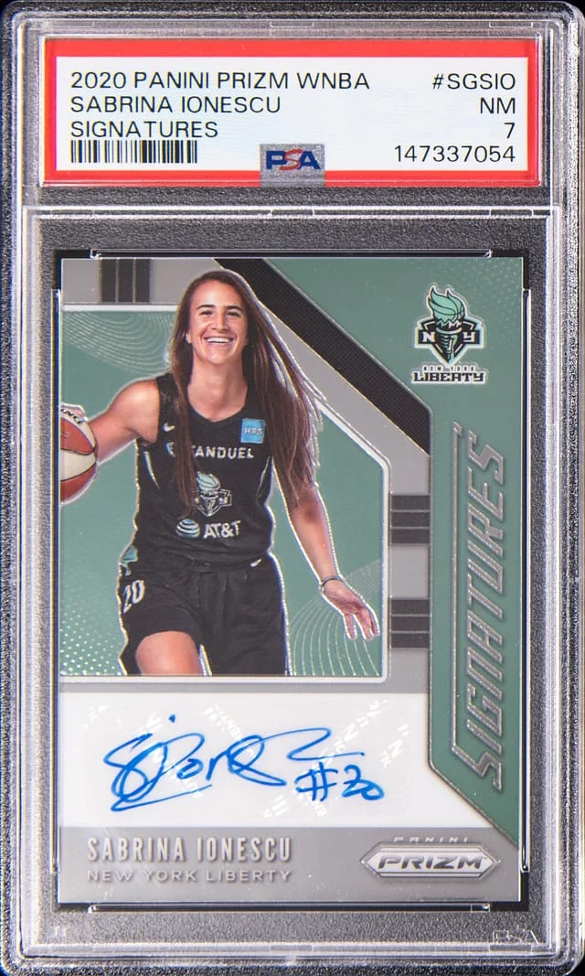 2020 Panini Sabrina Ionescu WNBA Prizm Signatures #SG-SIO card image