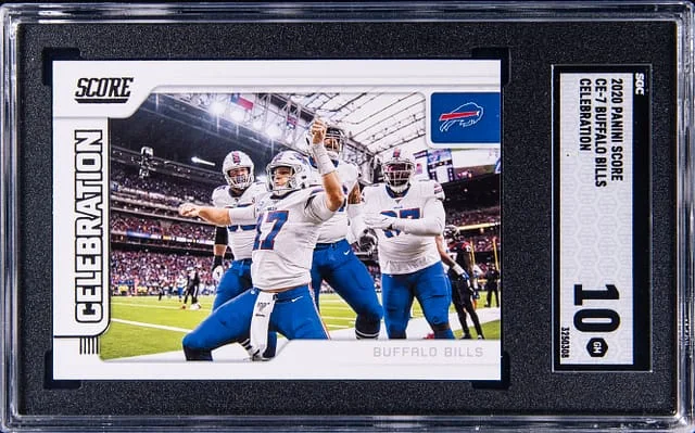 2020 Panini Score Buffalo Bills Celebration #CE-7 card image