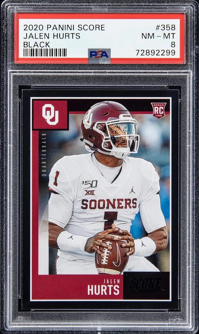 2020 Panini Score Jalen Hurts #358 card image