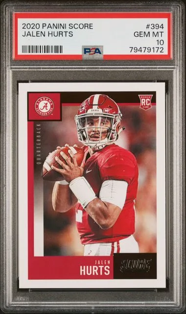 2020 Panini Score Jalen Hurts #394 card image