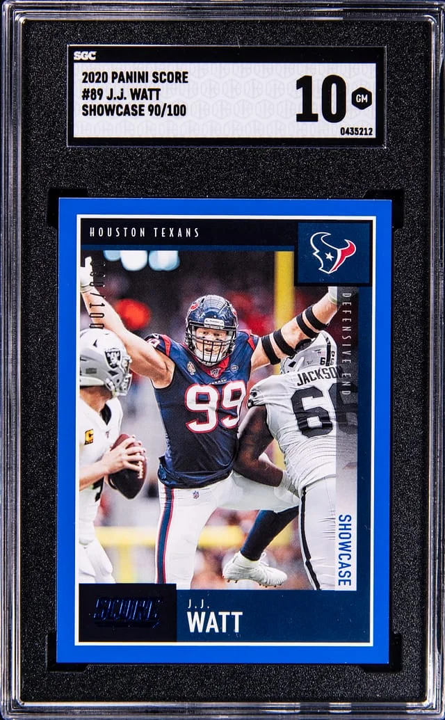 2020 Panini Score J.J. Watt Showcase #89 card image