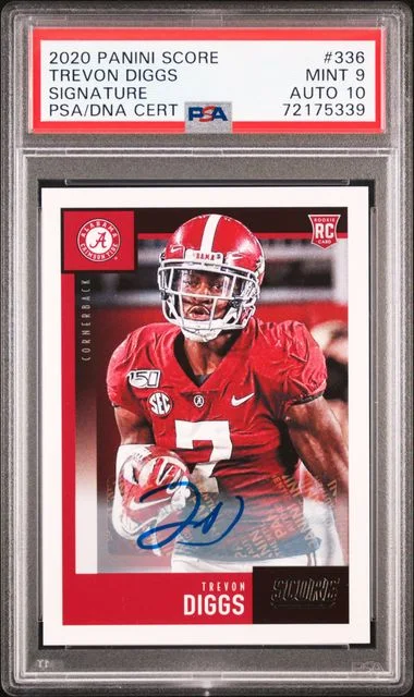 2020 Panini Score Trevon Diggs Signature #336 card image