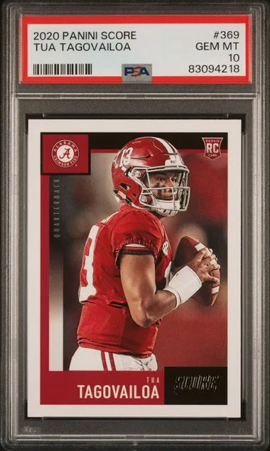 2020 Panini Score Tua Tagovailoa #369 card image