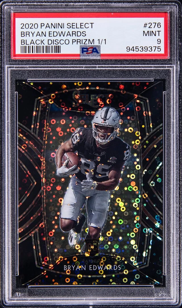 2020 Panini Select Bryan Edwards Black Disco Prizm #276 card image