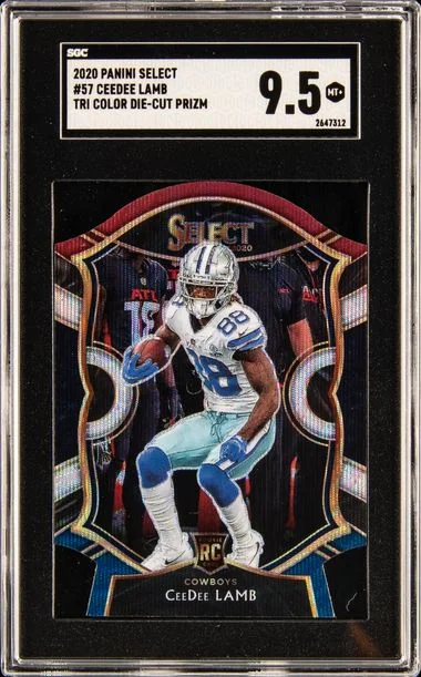 2020 Panini Select Ceedee Lamb Silver Prizm #57 card image