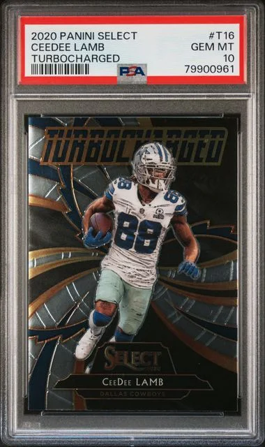 2020 Panini Select Ceedee Lamb Turbocharged #T16 card image