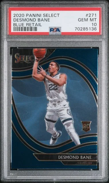 2020 Panini Select Desmond Bane Blue Retail #271 card image