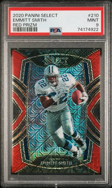 2020 Panini Select Emmitt Smith Red Prizm #210 card image