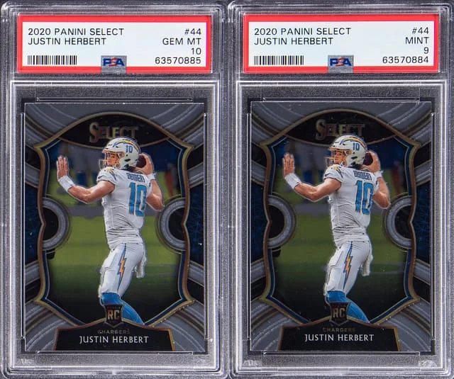 2020 Panini Select Football Justin Herbert Set (2) #44 card image