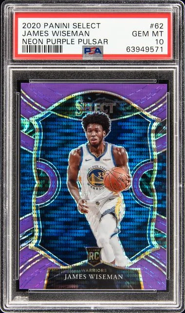 2020 Panini Select James Wiseman #62 card image
