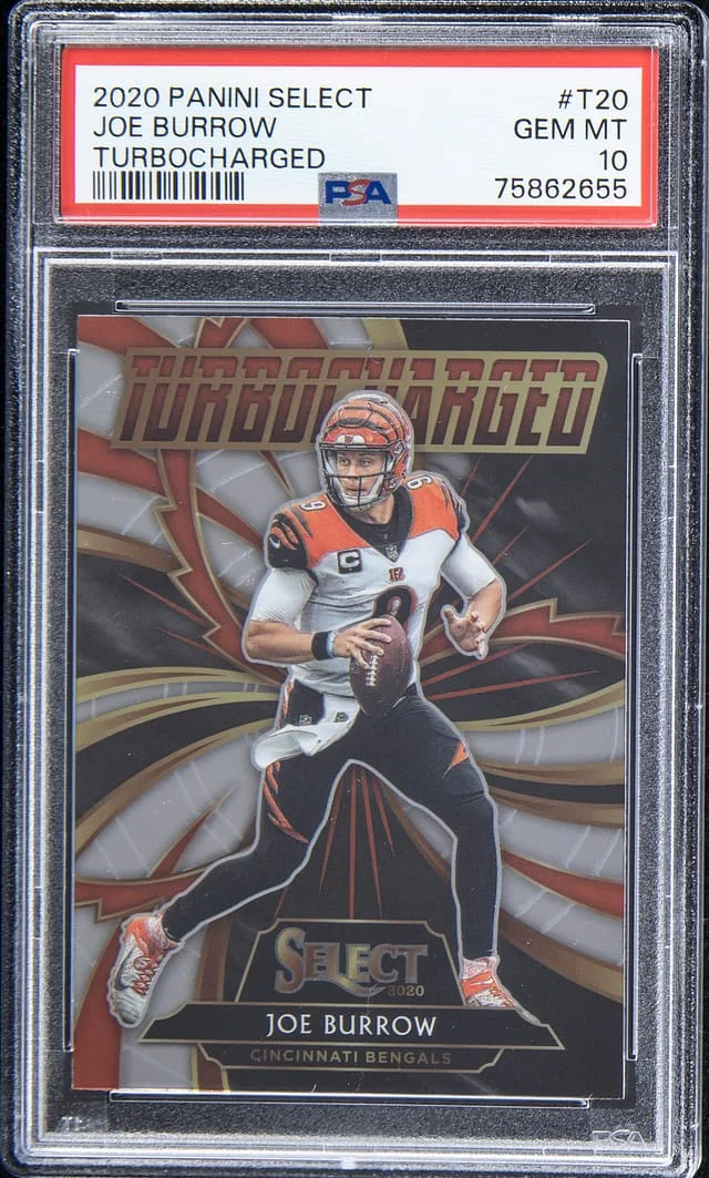 2020 Panini Select Joe Burrow Turbocharged #T20 card image