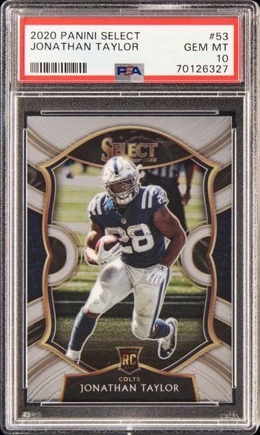 2020 Panini Select Jonathan Taylor #53 card image