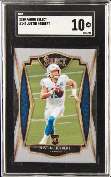 2020 Panini Select Justin Herbert #144 card image