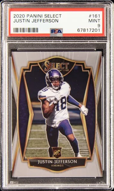 2020 Panini Select Justin Jefferson #161 card image