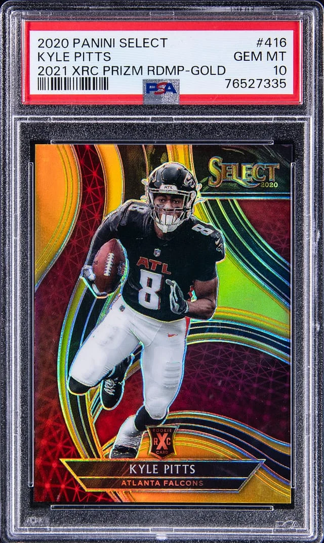 2020 Panini Select Kyle Pitts 21 XRC Prizm Redemption #416 card image