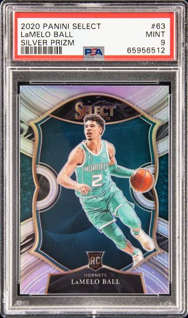 2020 Panini Select Lamelo Ball Blue Retail #63 card image