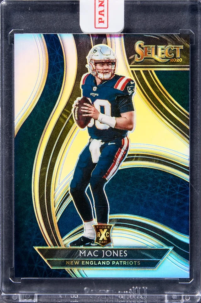 2020 Panini Select Mac Jones - Panini Encased XRC Redemption Silver Prizm #405 card image