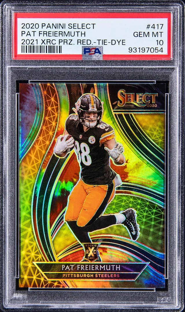 2020 Panini Select Pat Freiermuth 2021 XRC Prizm Redemption - Tie-Dye #417 card image