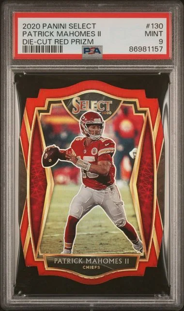 2020 Panini Select Patrick Mahomes II Silver Prizm #130 card image
